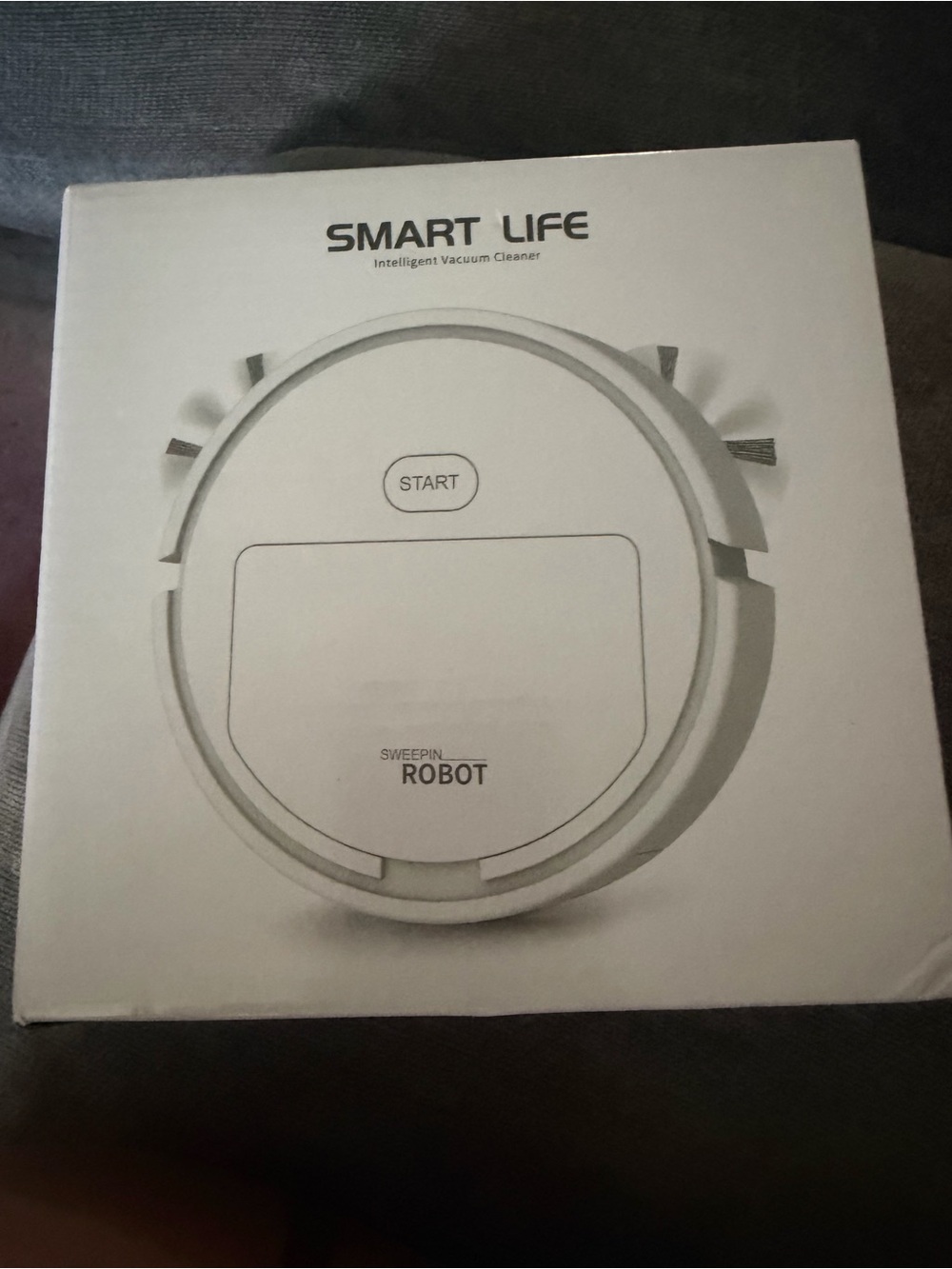 Mini White Robot Vacuum Cleaner - Intelligent Sweeping Robot